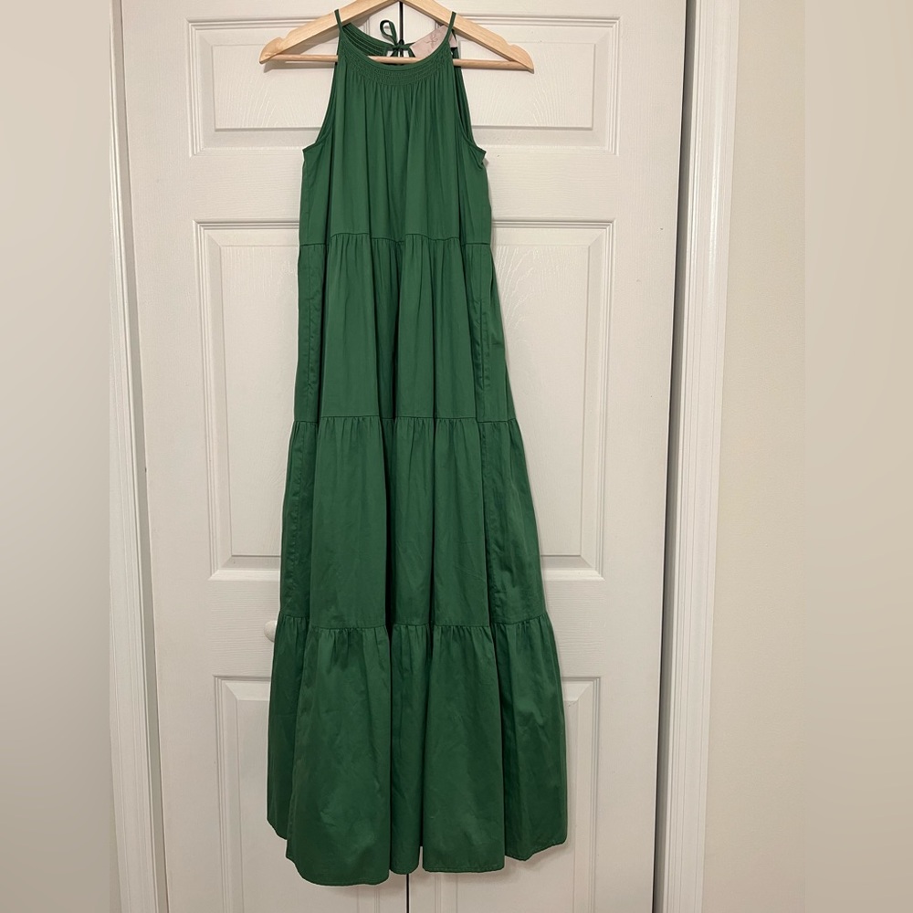 Gal Meets Glam Green Halter Dress